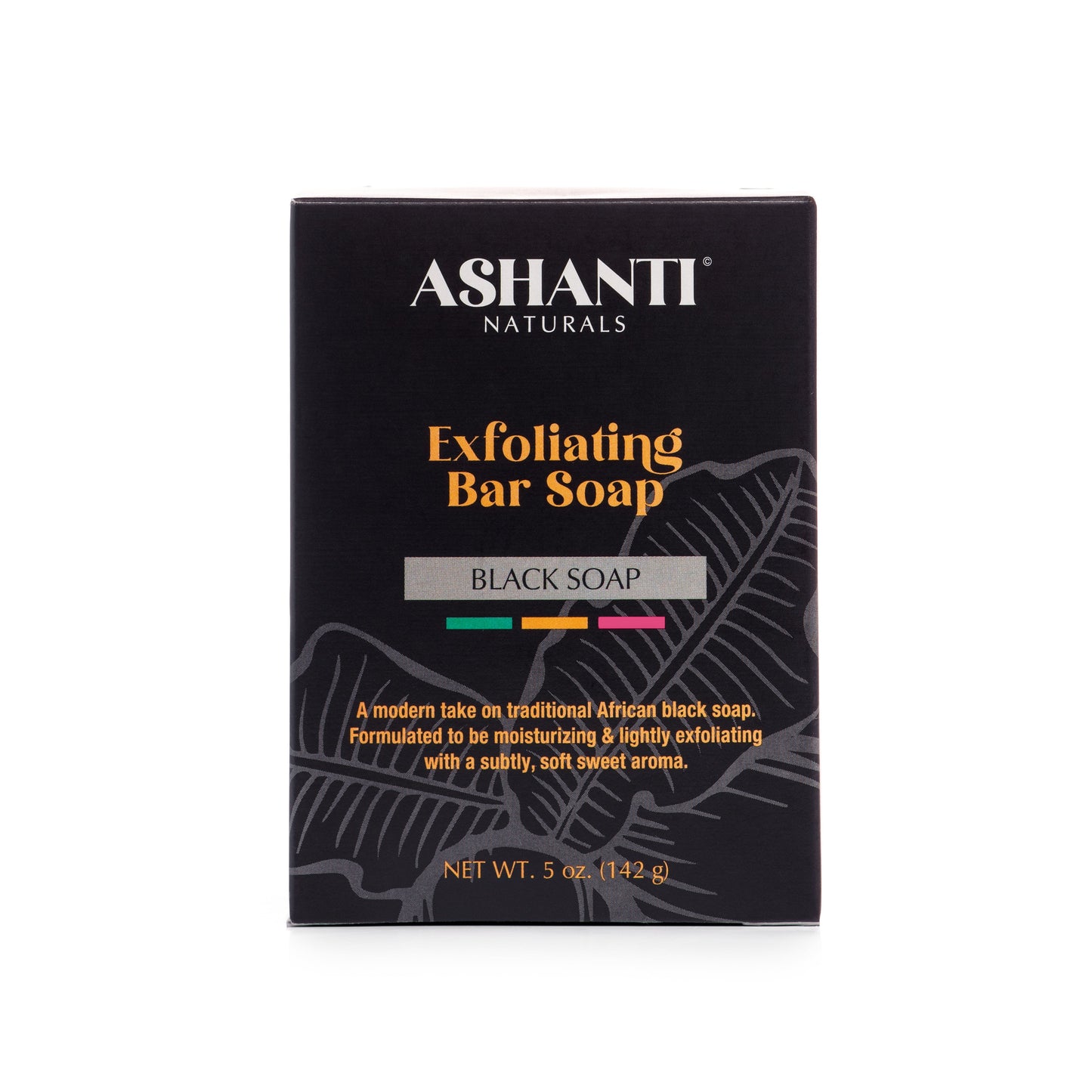 Barra de Jabón Exfoliante Negra de Ashanti Naturals