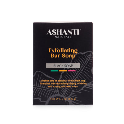Ashanti Naturals Exfoliating Black Soap Bar