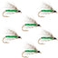 Premium Partridge and Green Soft Hackle Wet Flies - 6 Pack, Size 12 - Korvel