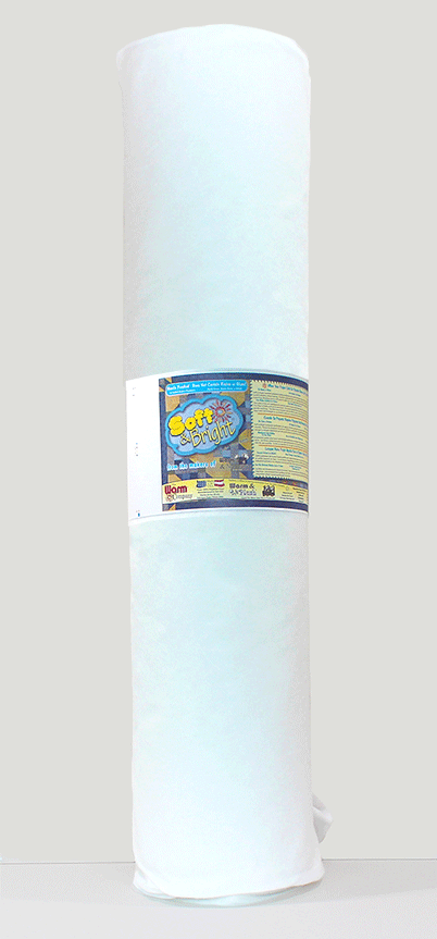 Soft & Bright 124" x 20 YD Premium Polyester Batting