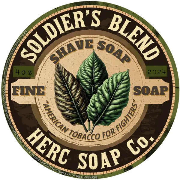Colección de Afeitado Soldier's Blend de Herc Soap Co.