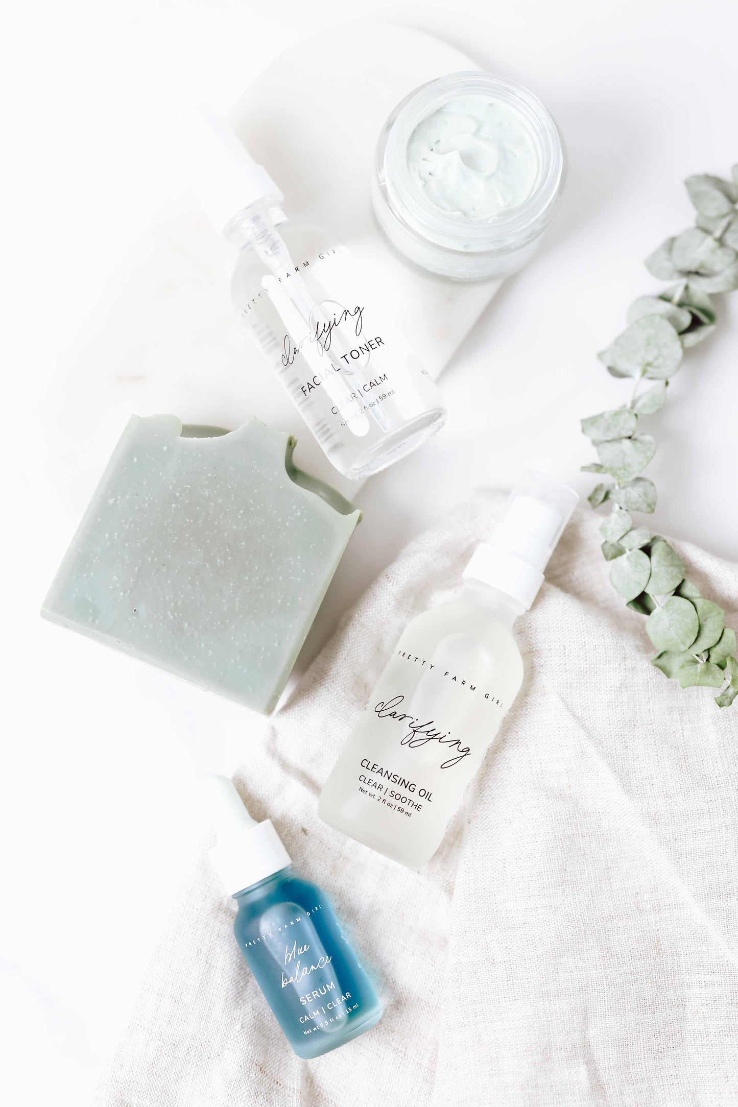Kit de routine de soins de la peau contre les rougeurs premium