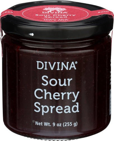 Divina Tart Cherry Preserve - Handcrafted Mediterranean Delight - Korvel