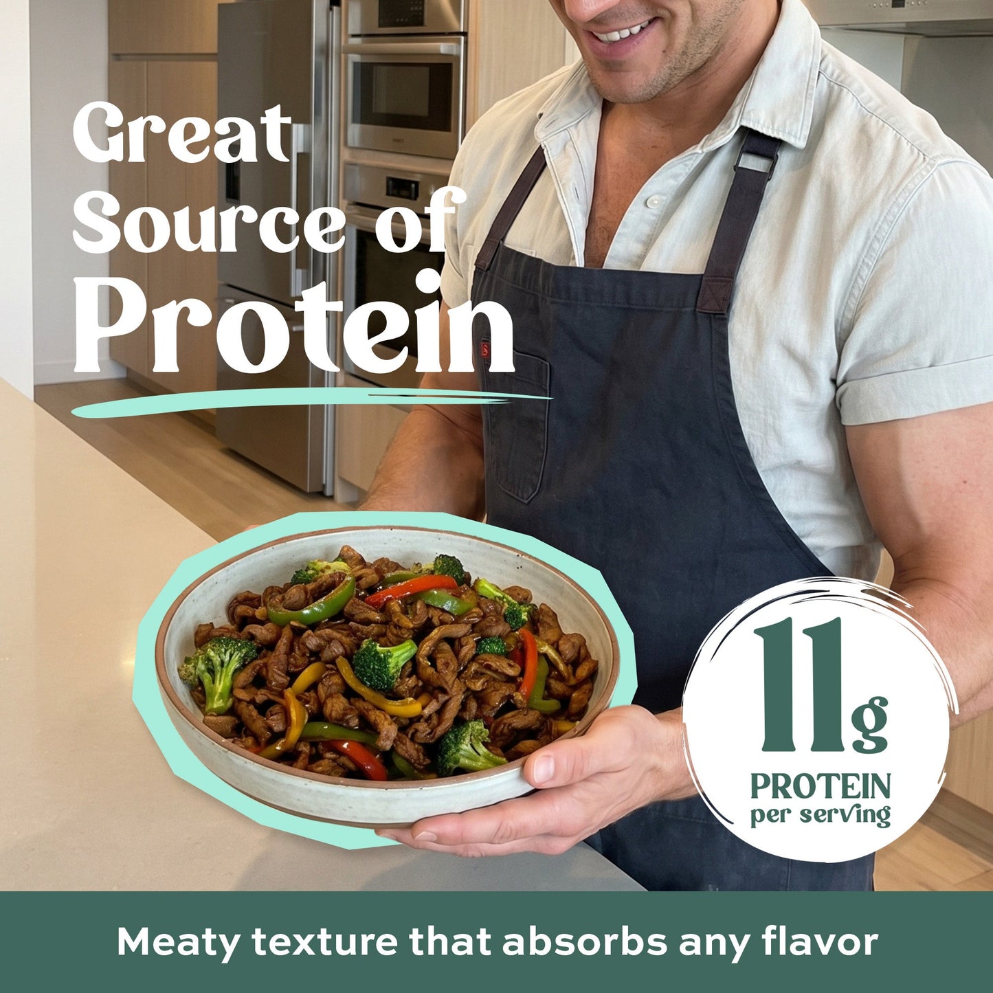 Non-GMO Soy Curls - Versatile Meat Alternative