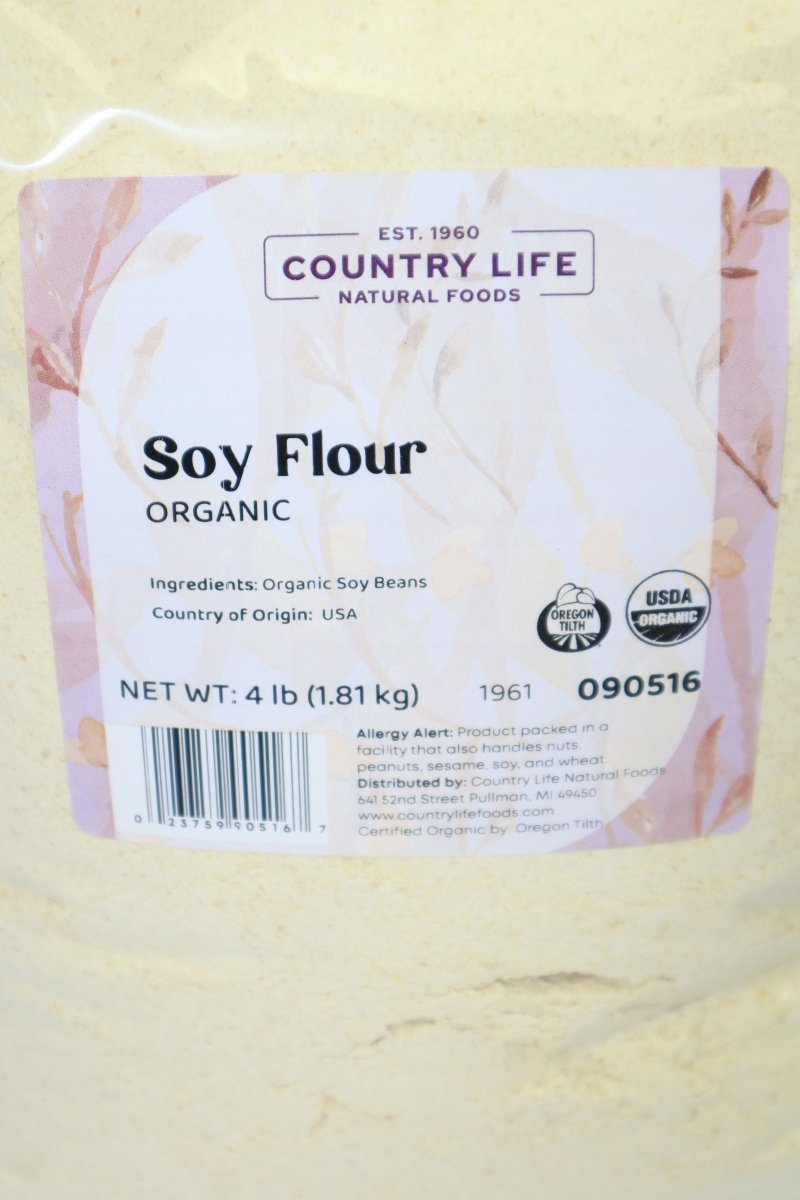 Harina de soja orgánica entera: un producto esencial para hornear rico en nutrientes