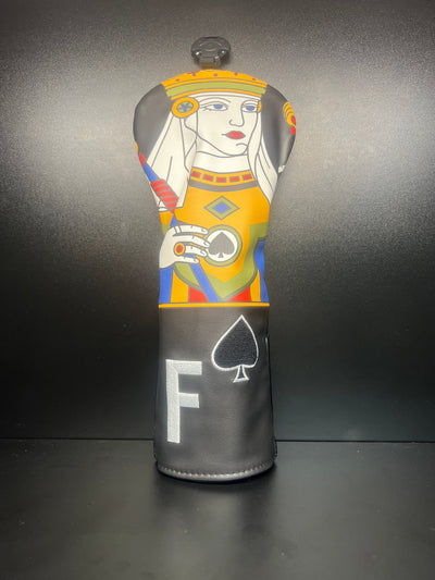 Whimsical Spade Family Golf Headcovers