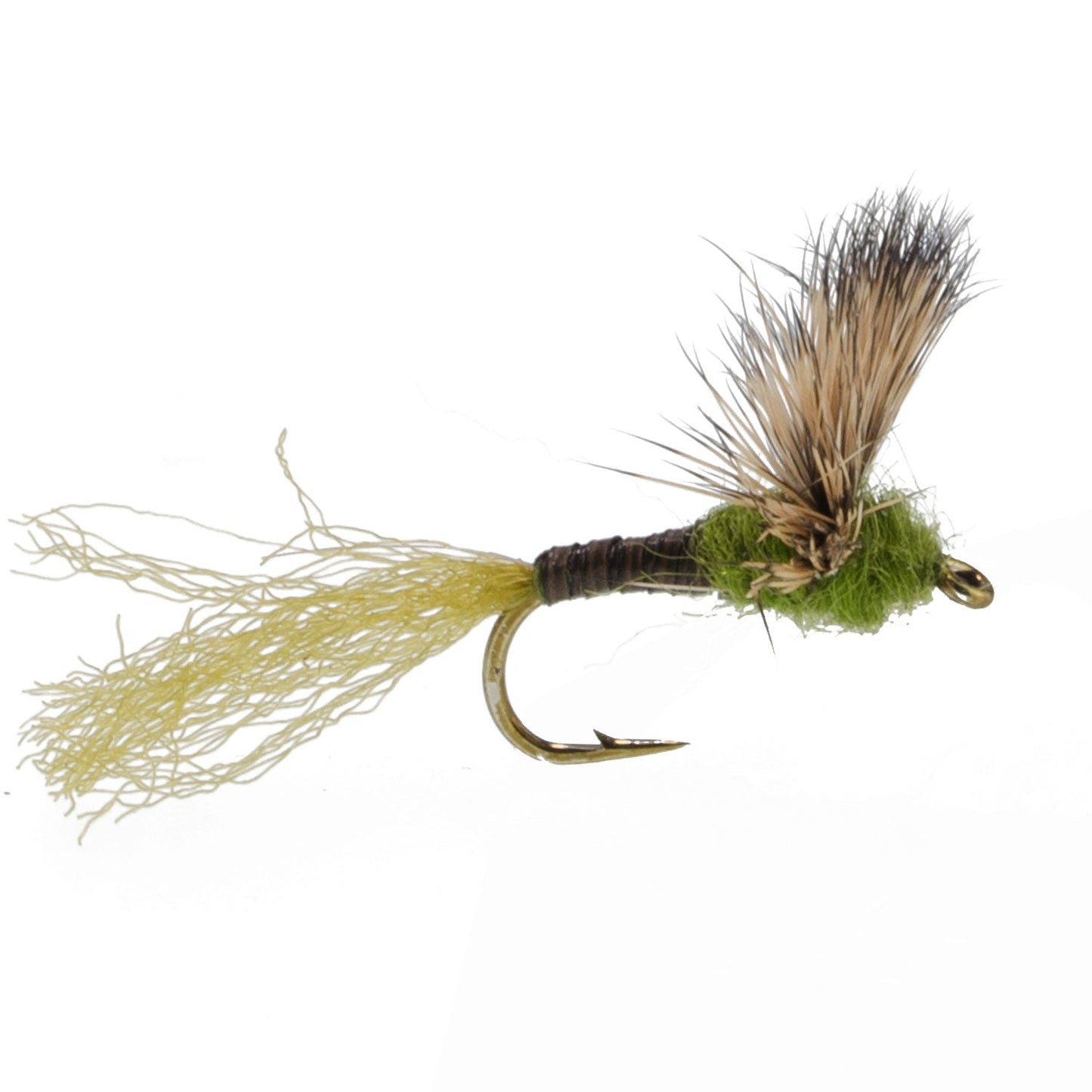 Sparkle Dun Baetis Mayfly - 12 Size 14 Flies for Trout Fishing - Korvel