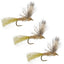 3 Pack Sparkle Dun Callibaetis Mayfly Flies Hook size 16 - Korvel