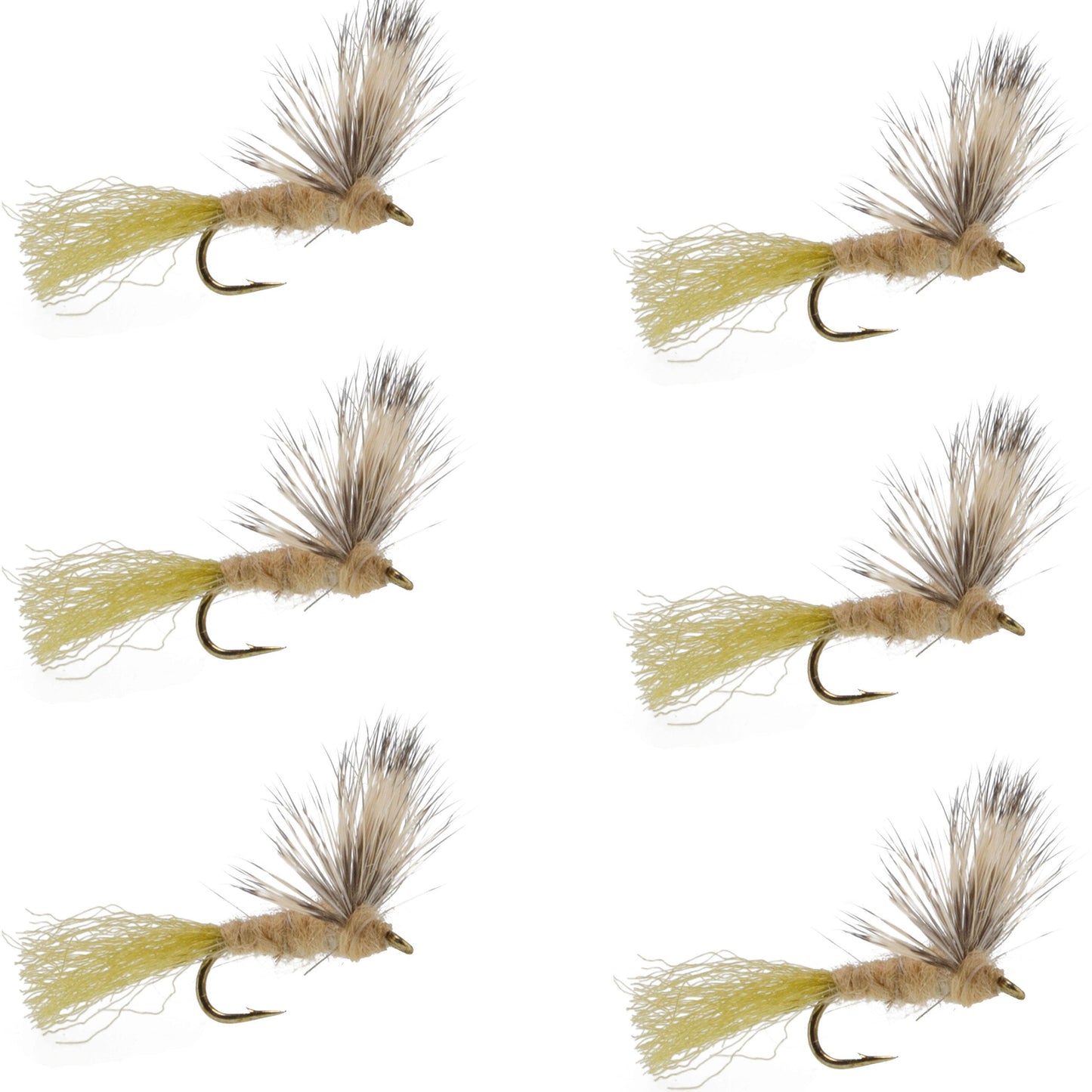 Sparkle Dun Callibaetis Mayfly - 6 Flies Hook size 16 - Korvel