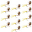 Mouche Pierre de Lien Jaune Sally - 12 Mouches Taille de Crochet 16