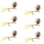 Sparkle Dun Pale Morning Dun PMD Mayfly 6 Flies Hook size 18 - Korvel