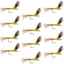 Sparkle Dun PMD Yellow Body Mayfly - 12 Pack, Size 16