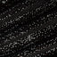 Tela Sparkle Cuddle Glitter Negro/Plata - 58"/60" por yarda