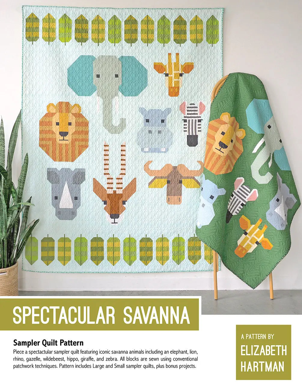 Modèle de Quilt Spectaculaire Savanna