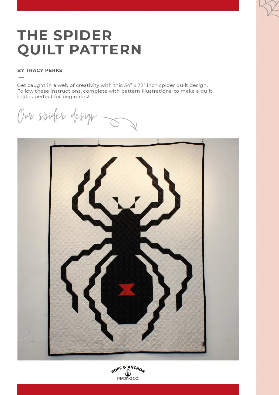 Spider Quilt Pattern for Creative Home Decor