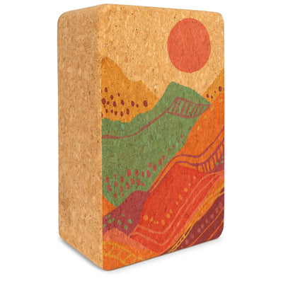 Eco-Friendly Cork Yoga Block for Enhanced Stability - Korvel