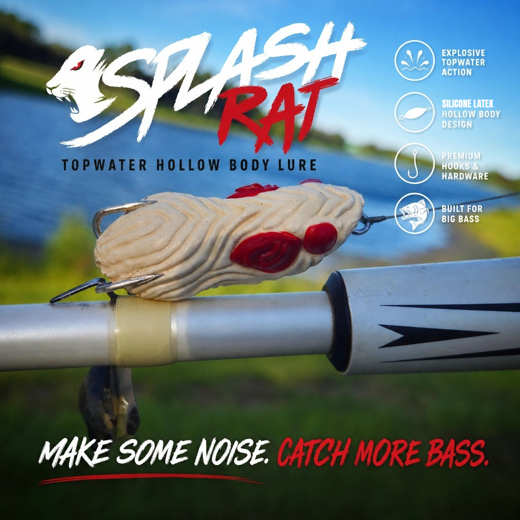 Splash Rat - Premium Topwater Fishing Lure