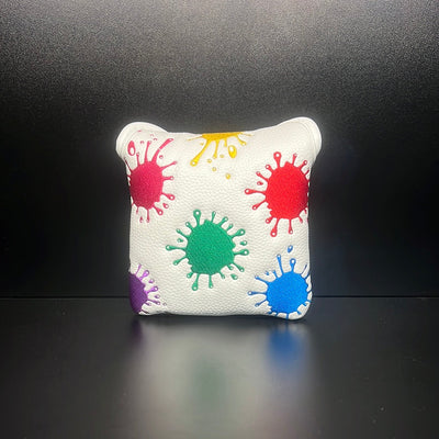 Vibrant Splat Polka Dot Golf Club Headcover