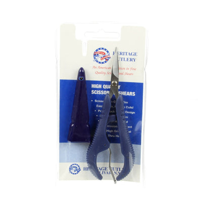 Spring-Loaded 5in Embroidery Nipper with Curved Blades