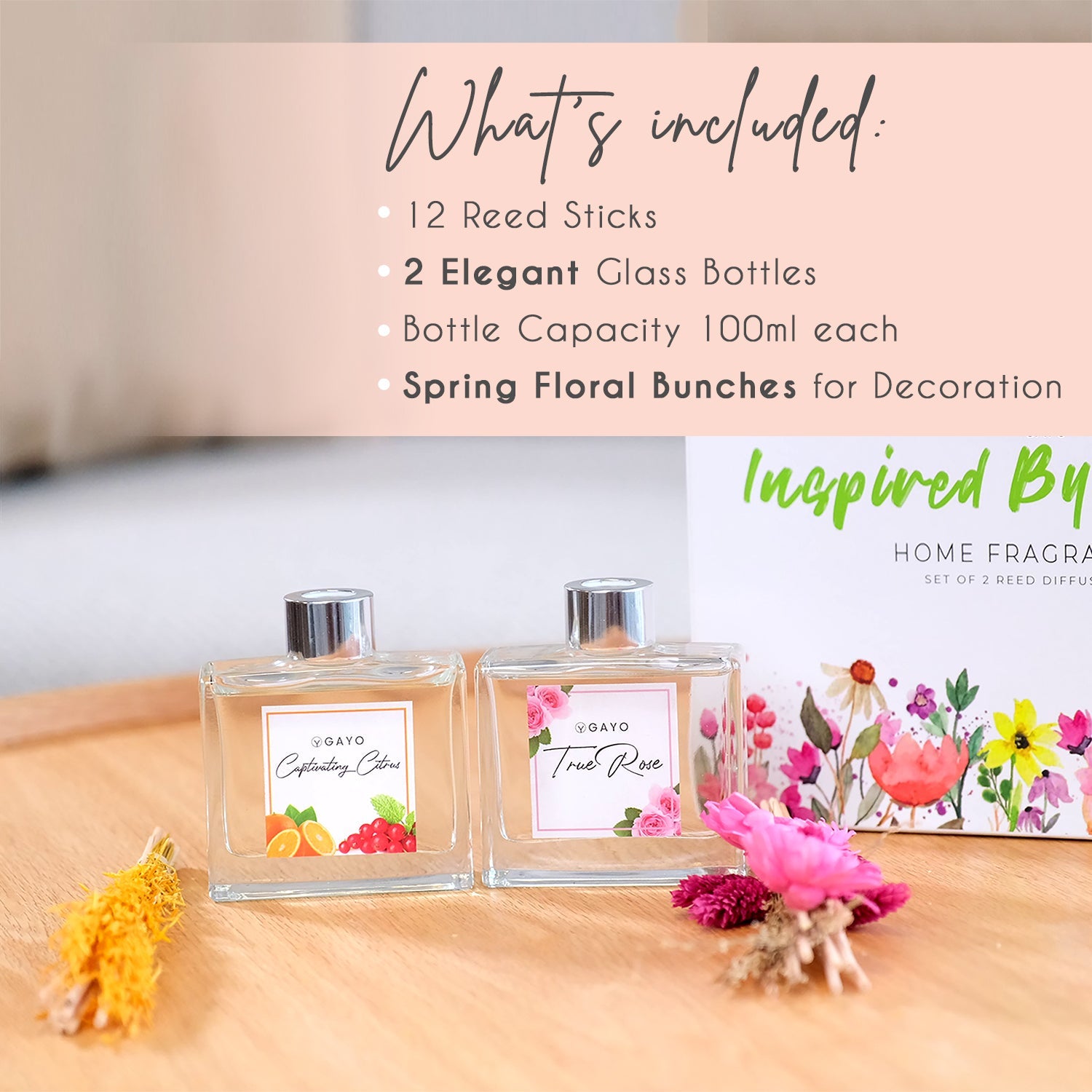 Revitalizing Spring Blossom Reed Diffuser Collection - Korvel