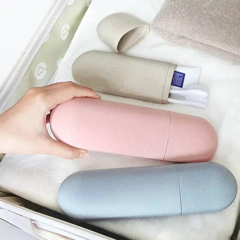 Travel Toothpaste and Toothbrush Organizer
