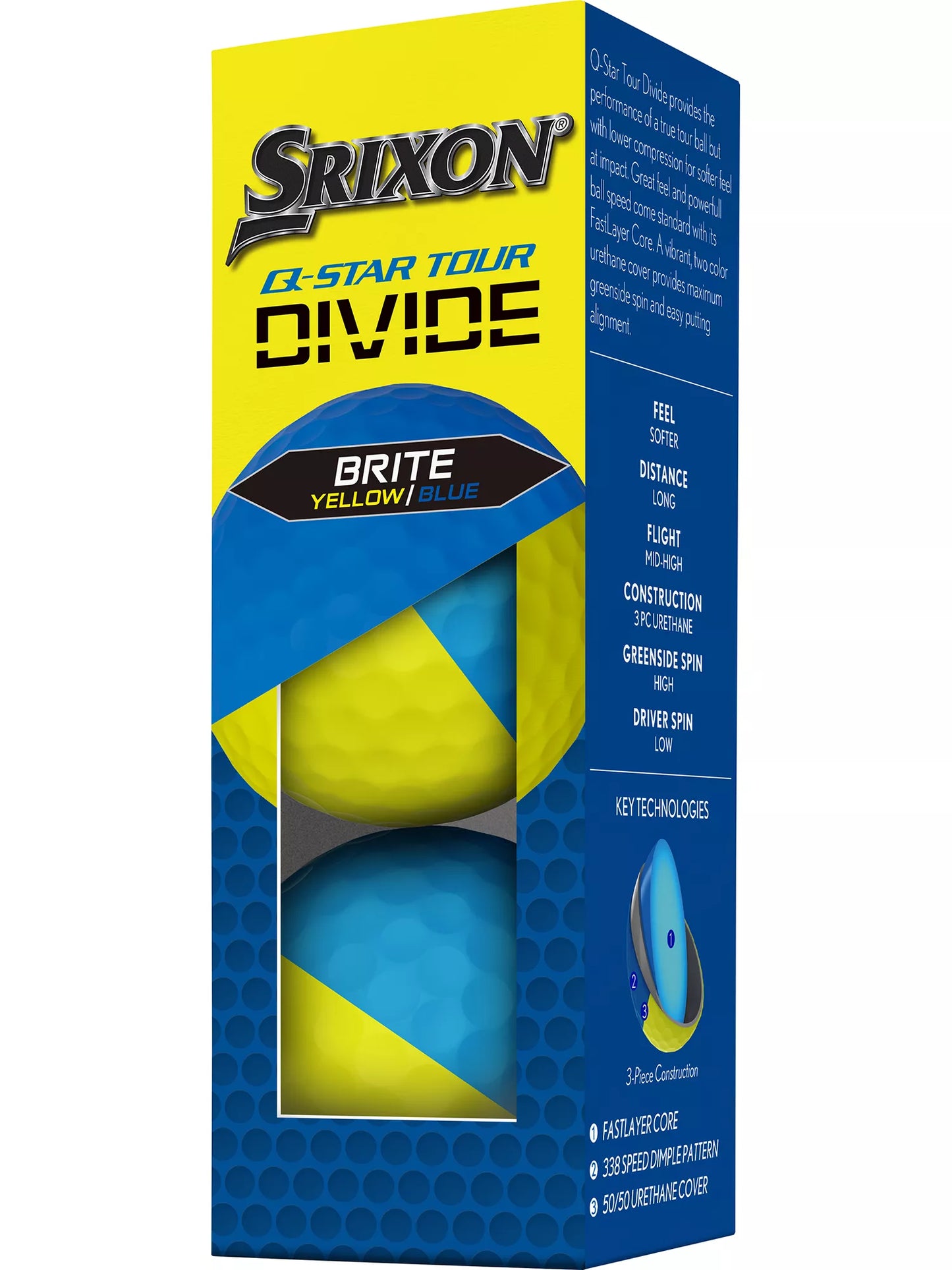 Pelotas de golf Srixon 2024 Q-STAR Tour Divide 2