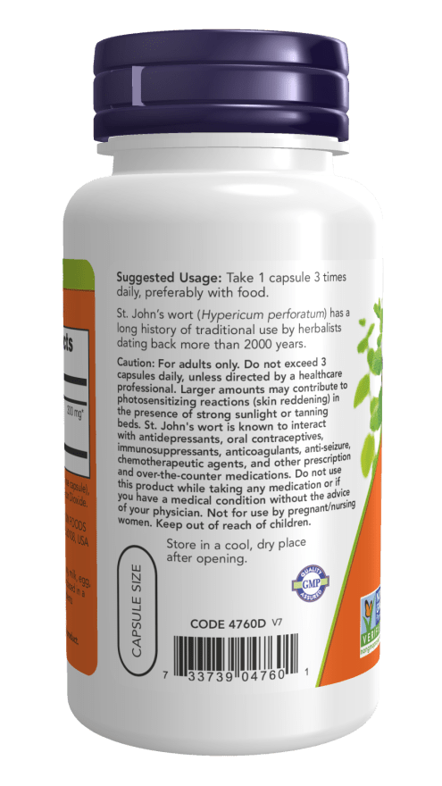 St. John's Wort 300mg - Premium Herbal Supplement