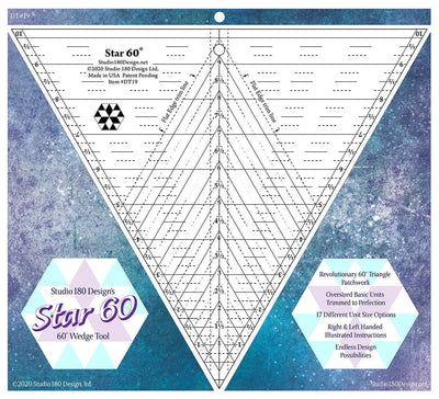 Star 60 Quilting Ruler for Precision Crafting