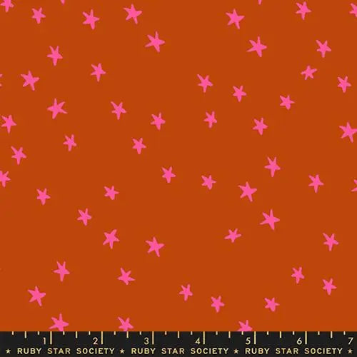 Starry New Cayenne Cotton Fabric - 43"/44" Per Yard
