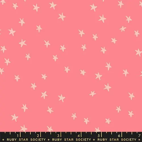 Starry New Watermelon Fabric - 43"/44" Per Yard