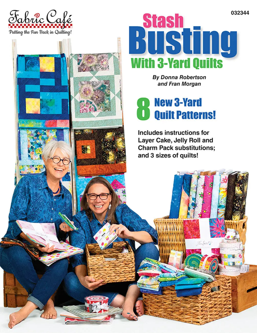 Livre de modèles Stash Busting With 3-Yard Quilts