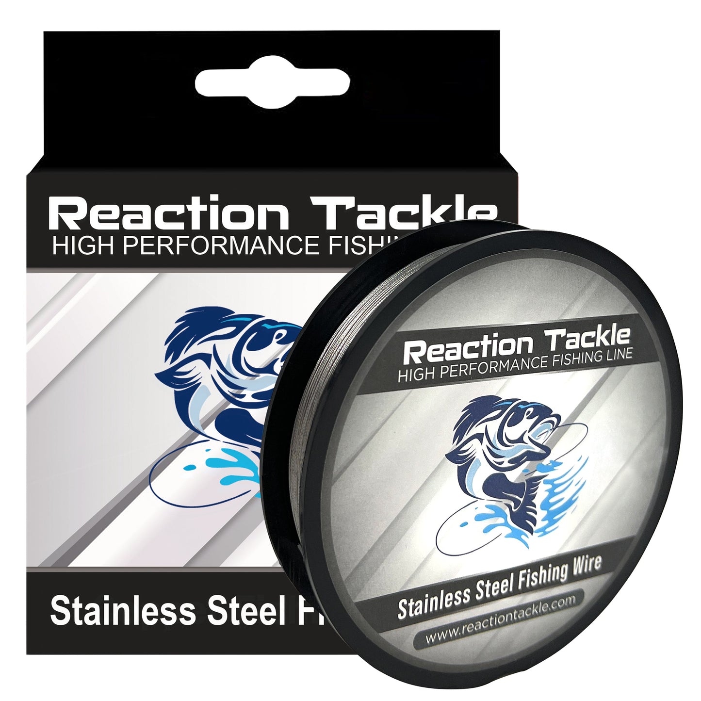 Línea de pesca de arrastre de acero inoxidable Reaction Tackle de 30 lb