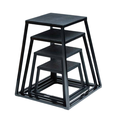 Rage Steel Plyo Boxes – Durable Jump Platforms with Non-Slip Surface – Available in 12", 18", and 24" Heights – Stackable and Stable for Int - Korvel