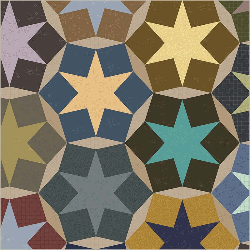 Stellar Dusk Cotton Wideback Fabric - Premium Quality