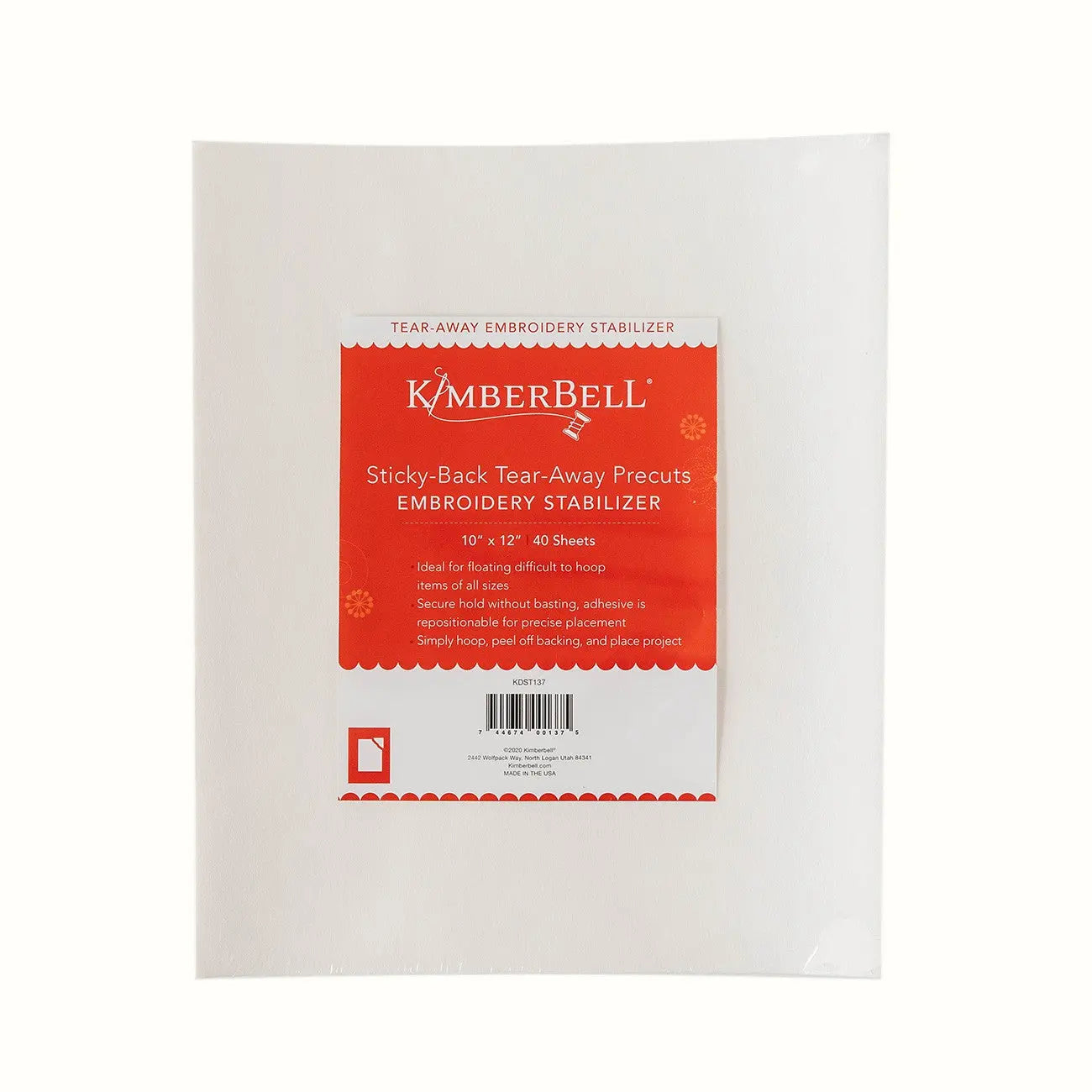 Precuts Despegables con Adhesivo 10in x 12in - Paquete de 40