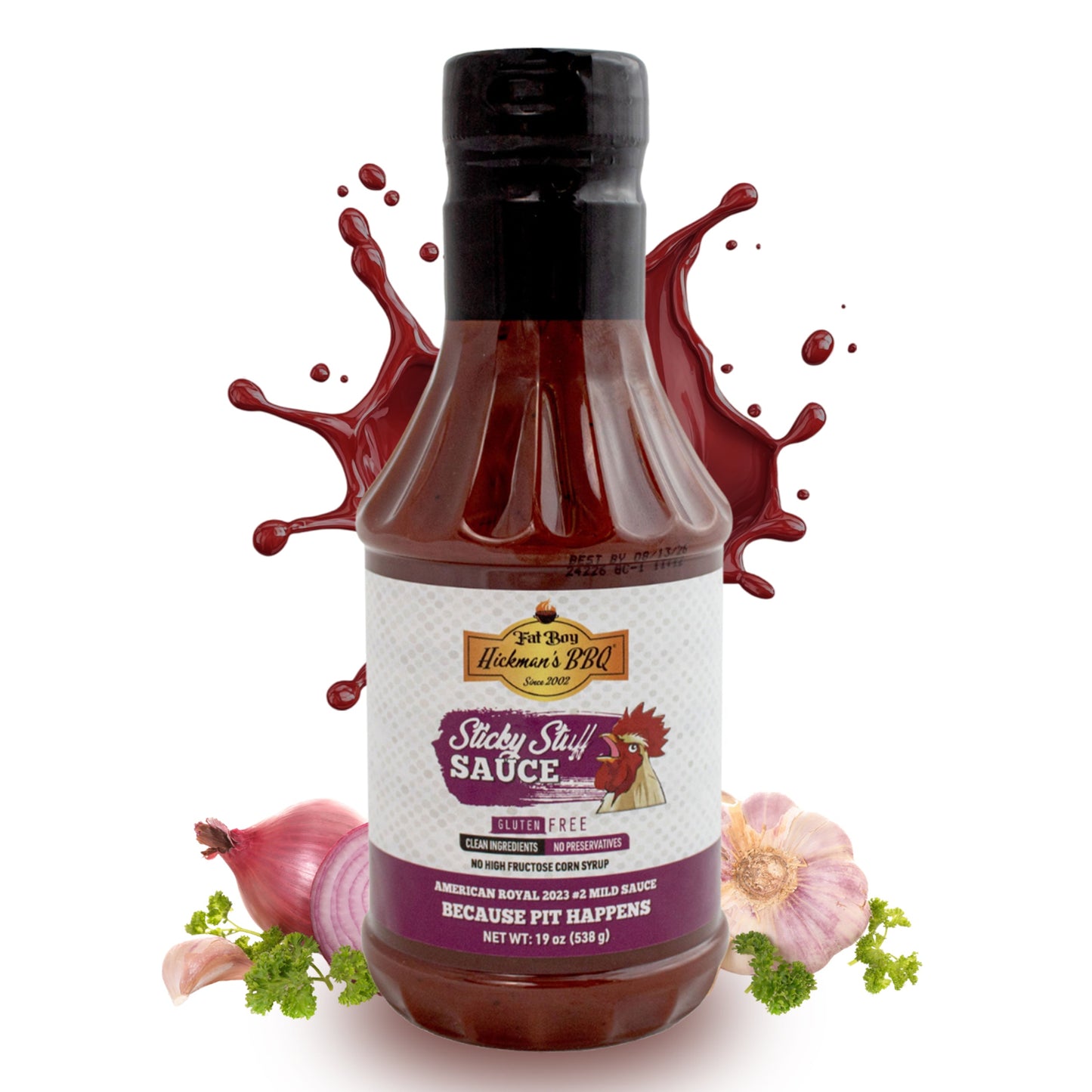 Sauce BBQ Naturelle Sans Gluten Sticky Stuff - 19 oz