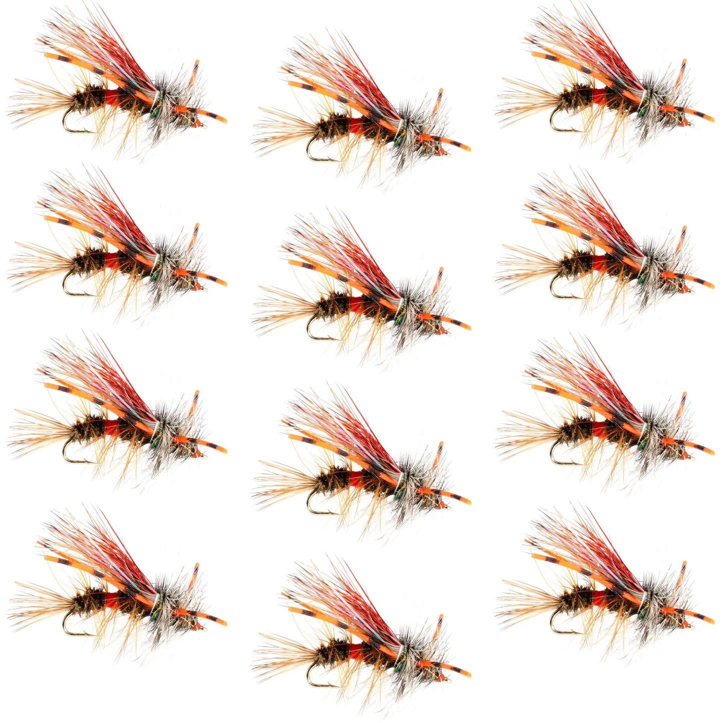 Kaufmann's Premium Royal Crystal Stimulator Dry Flies - 12 Pack, Size 14 - Korvel
