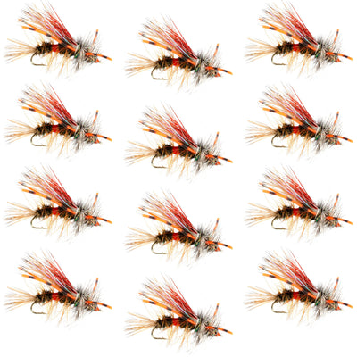 Kaufmann's Premium Royal Crystal Stimulator Dry Flies - 12 Pack, Size 14 - Korvel