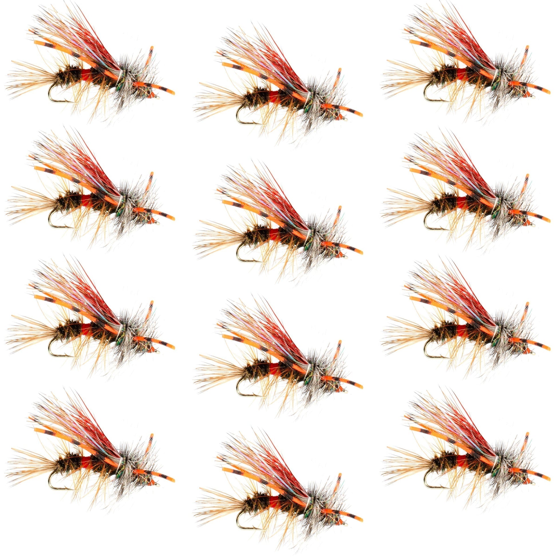 Kaufmann's Premium Royal Crystal Stimulator Dry Flies - 12 Pack, Size 8 - Korvel