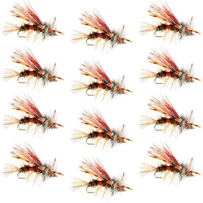 Kaufmann's Premium Royal Crystal Stimulator Dry Flies - 12 Pack, Size 8 - Korvel