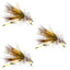 Kaufmann's Yellow Crystal Stimulator Dry Fly - 3 Pack, Size 10 - Korvel