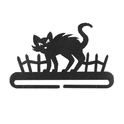 Figurita de Gato y Cerca de Carbón Stoney - 8in
