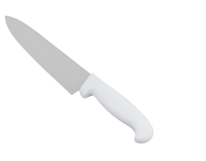 Cuchillo de Chef Premium con Mango Blanco - Biselado o Recto