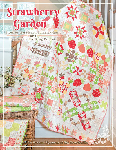 Strawberry Garden Book - Monthly Quilt Pattern