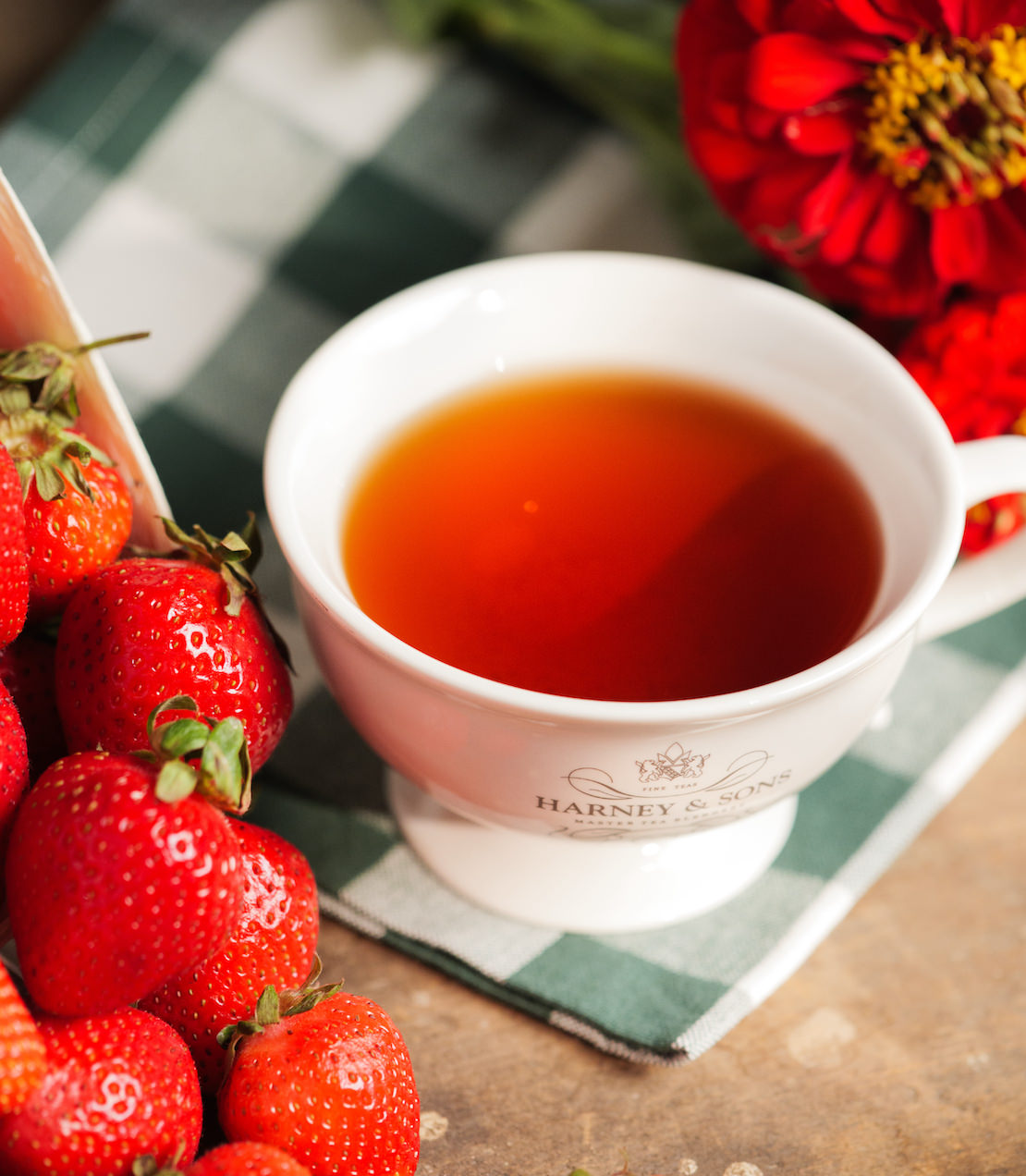 Thé à la fraise et à la vanille - Boîte HT de 20 sachets