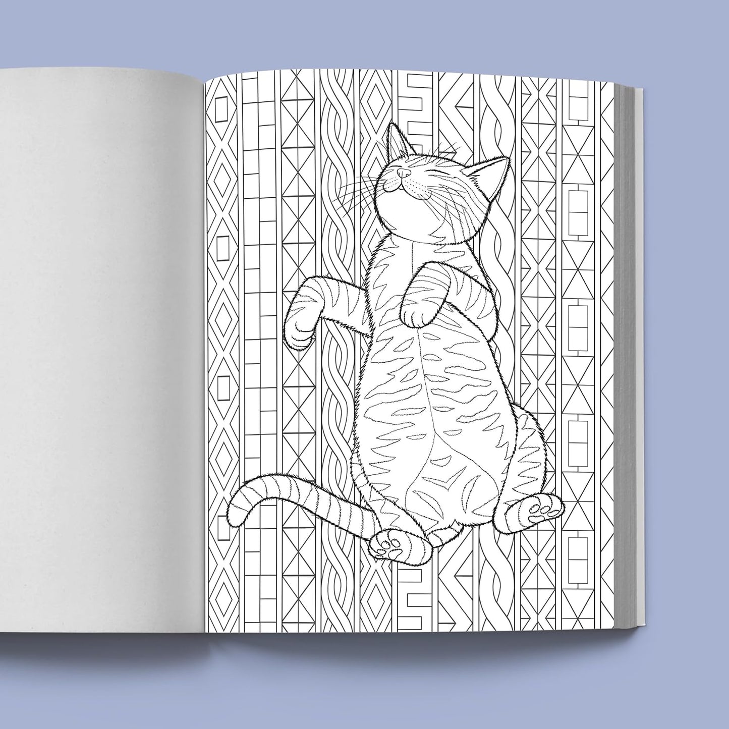 Calming Cat Coloring Book for Adults: A Creative Escape (Spiral Bound) - Korvel