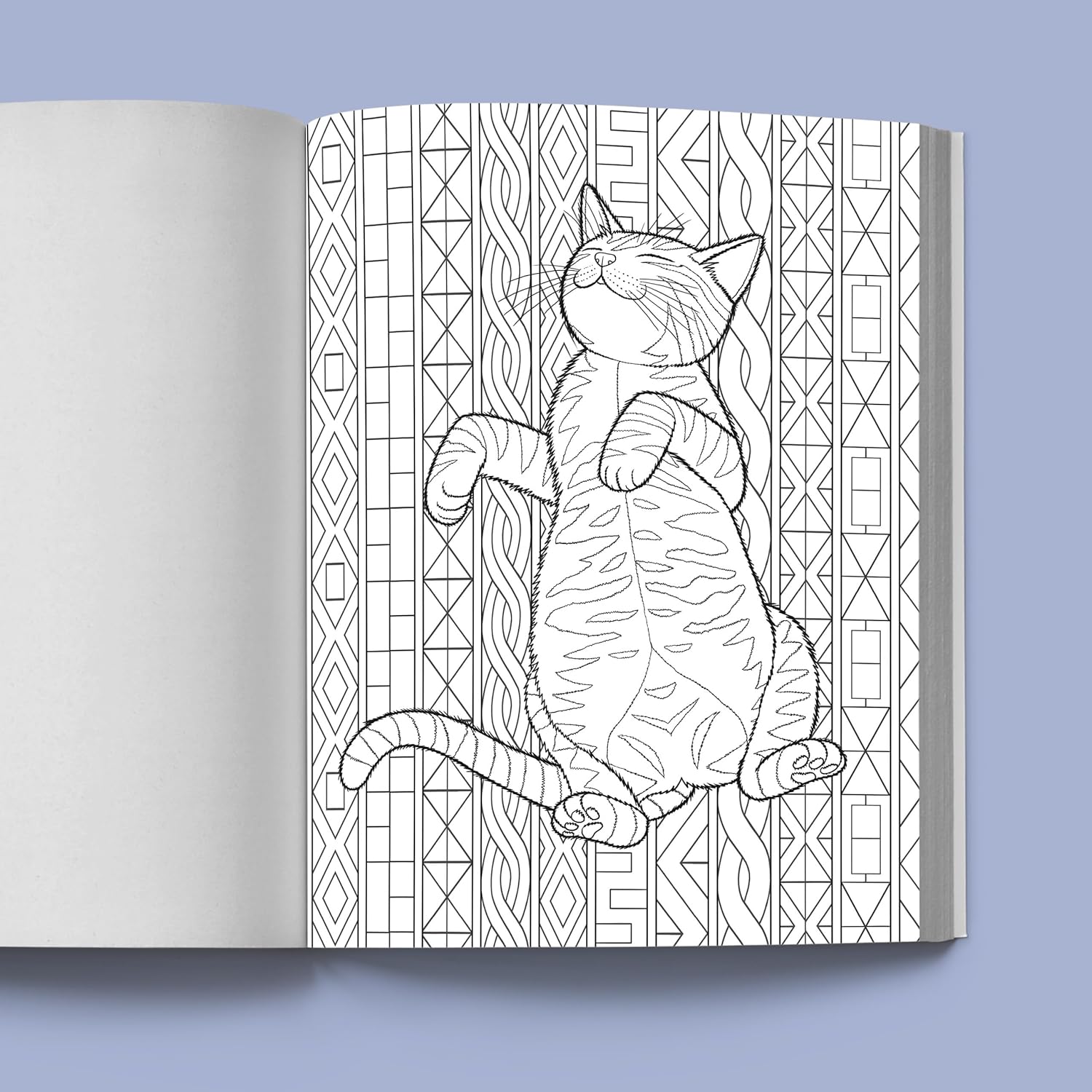 Calming Cat Coloring Book for Adults: A Creative Escape (Spiral Bound) - Korvel