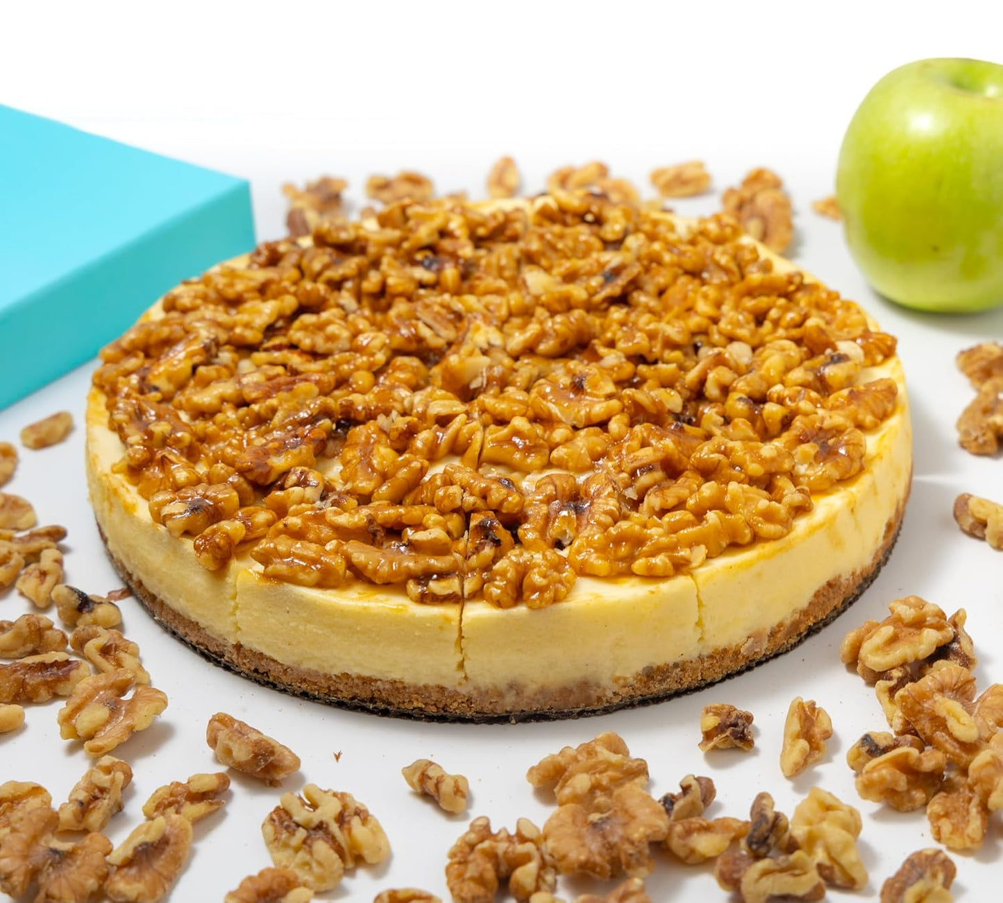 Gâteau au fromage aux pommes caramélisées sans sucre Andy Anand 9" - 2,8 lbs