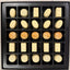 TRUFAS DE CHOCOLATE BLANCO BELGA SIN AZÚCAR ANDY ANAND - 25 piezas