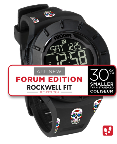 Coliseum Fit™ - Sugar Skull FORUM EDITION (Phantom Black) Watch - Korvel